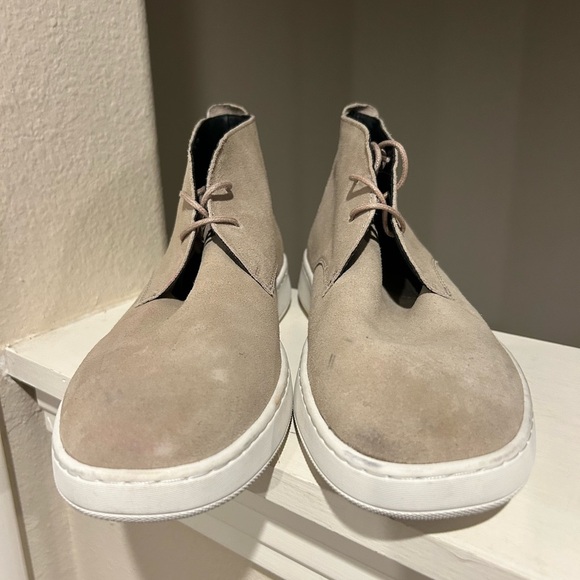 Abound Nordstrom Suede Chukka Boot 2-Eye Lace Up Men's 7M Beige Tried On - Picture 7 of 10